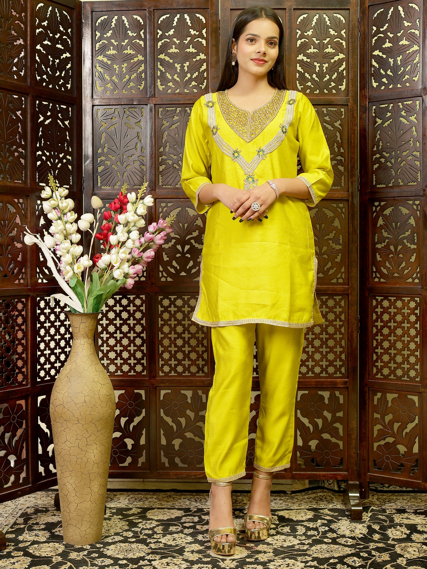 Green Co-Ord Set For Women