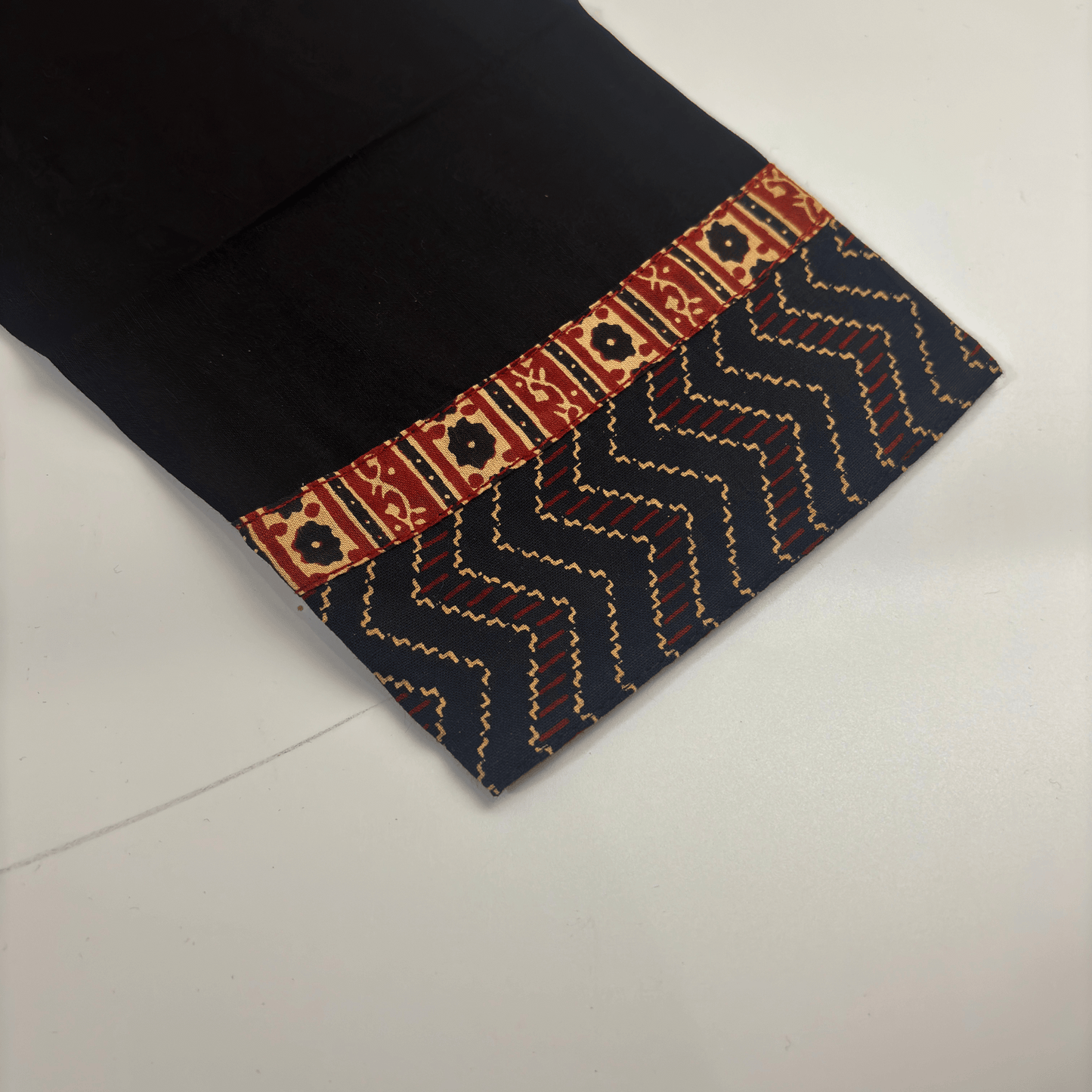 Black Pure Cotton Kurta Set