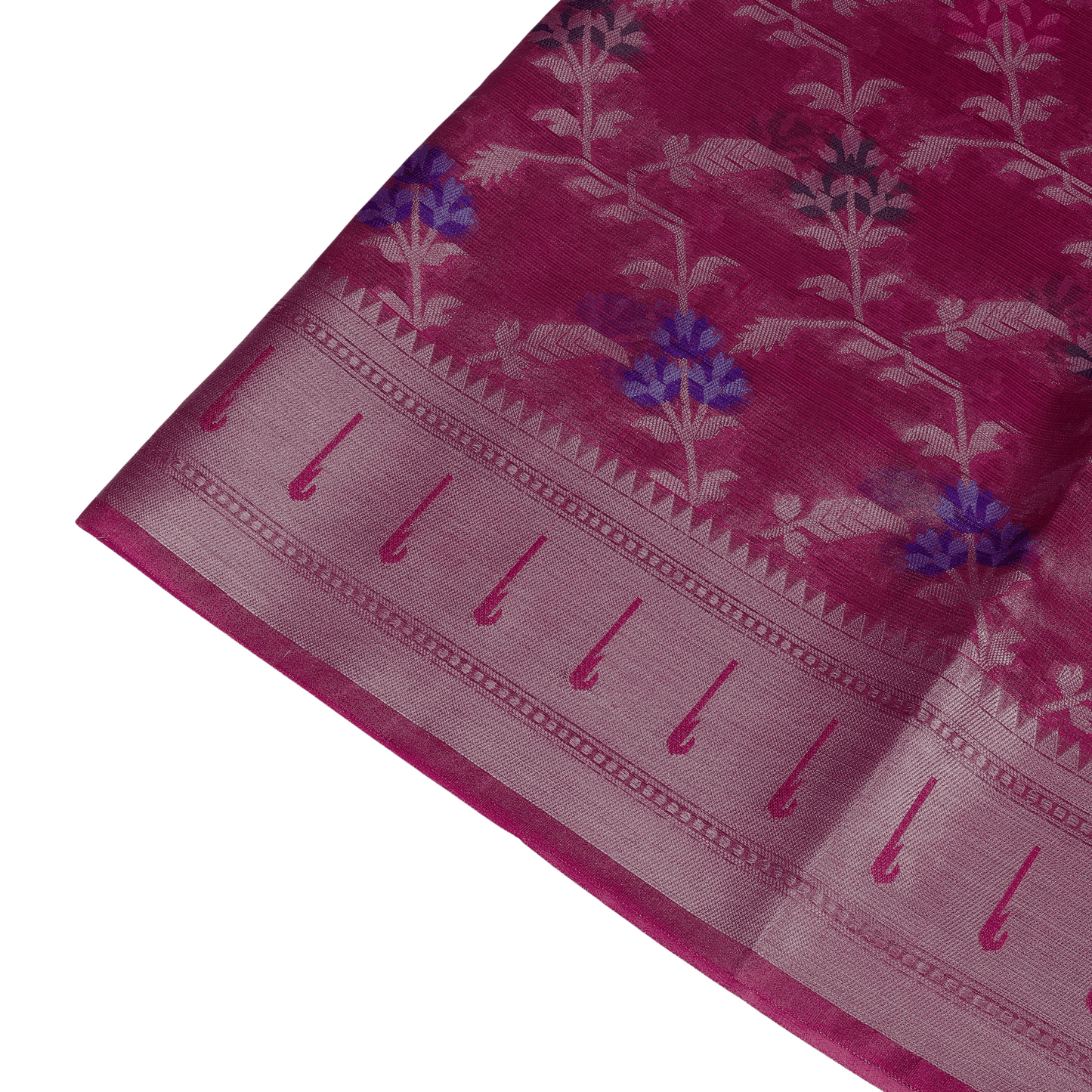 Pink Tissue Banarasi Silk Saree