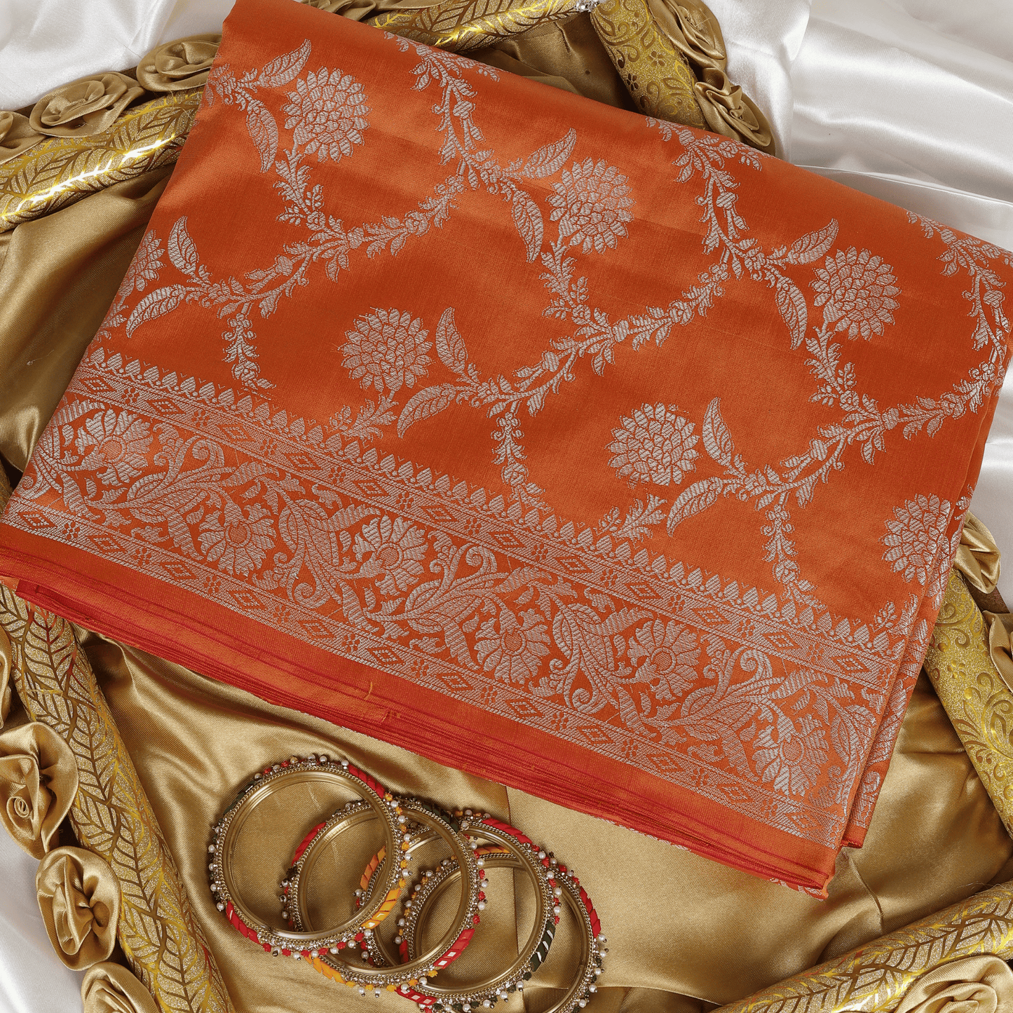 Premium Zari Weaving Silk Saree