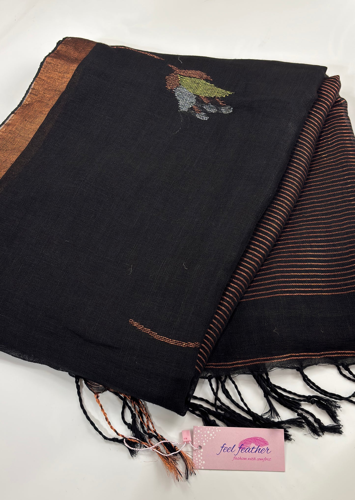 Pure Linen Saree