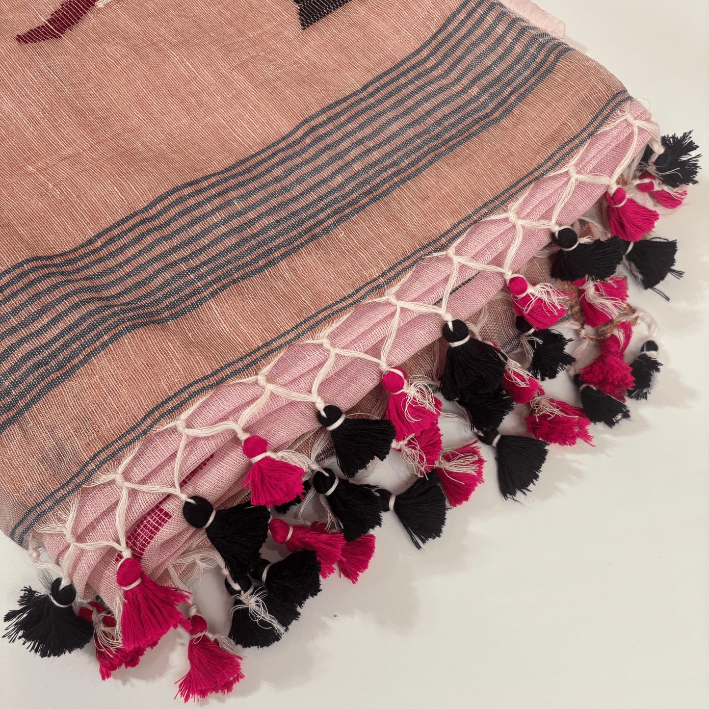 Pure Jayshree Linen Saree