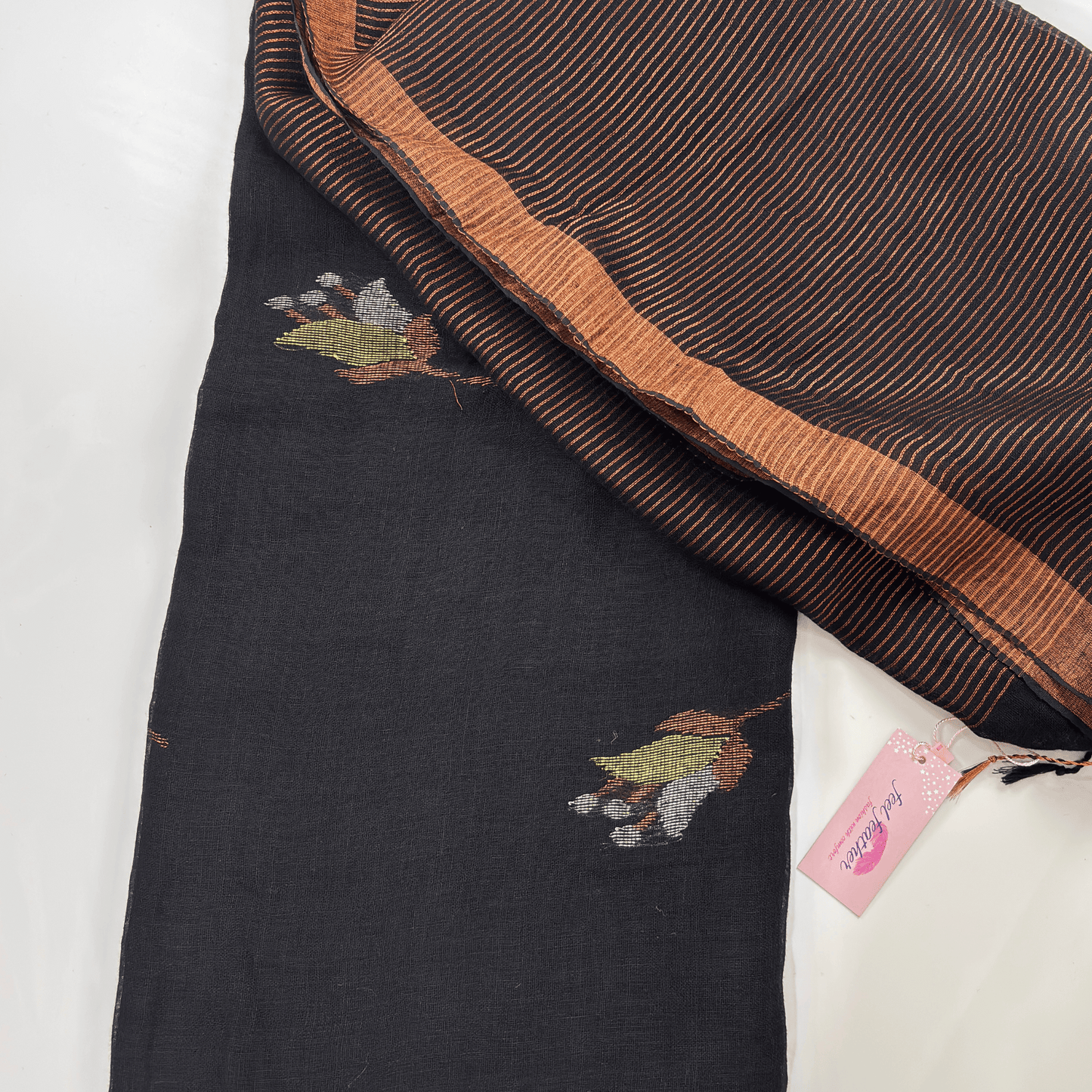 Pure Linen Saree