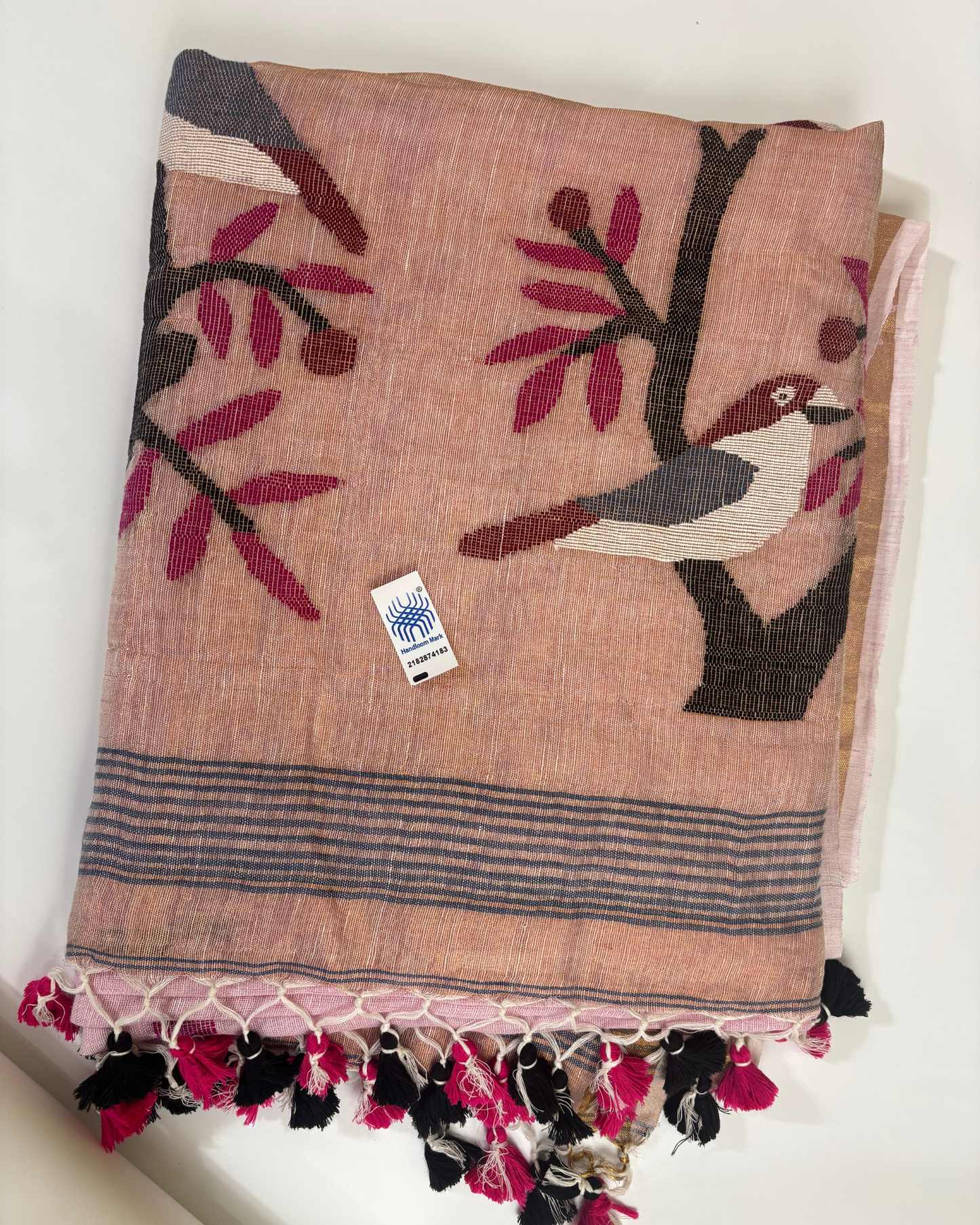 Pure Jayshree Linen Saree