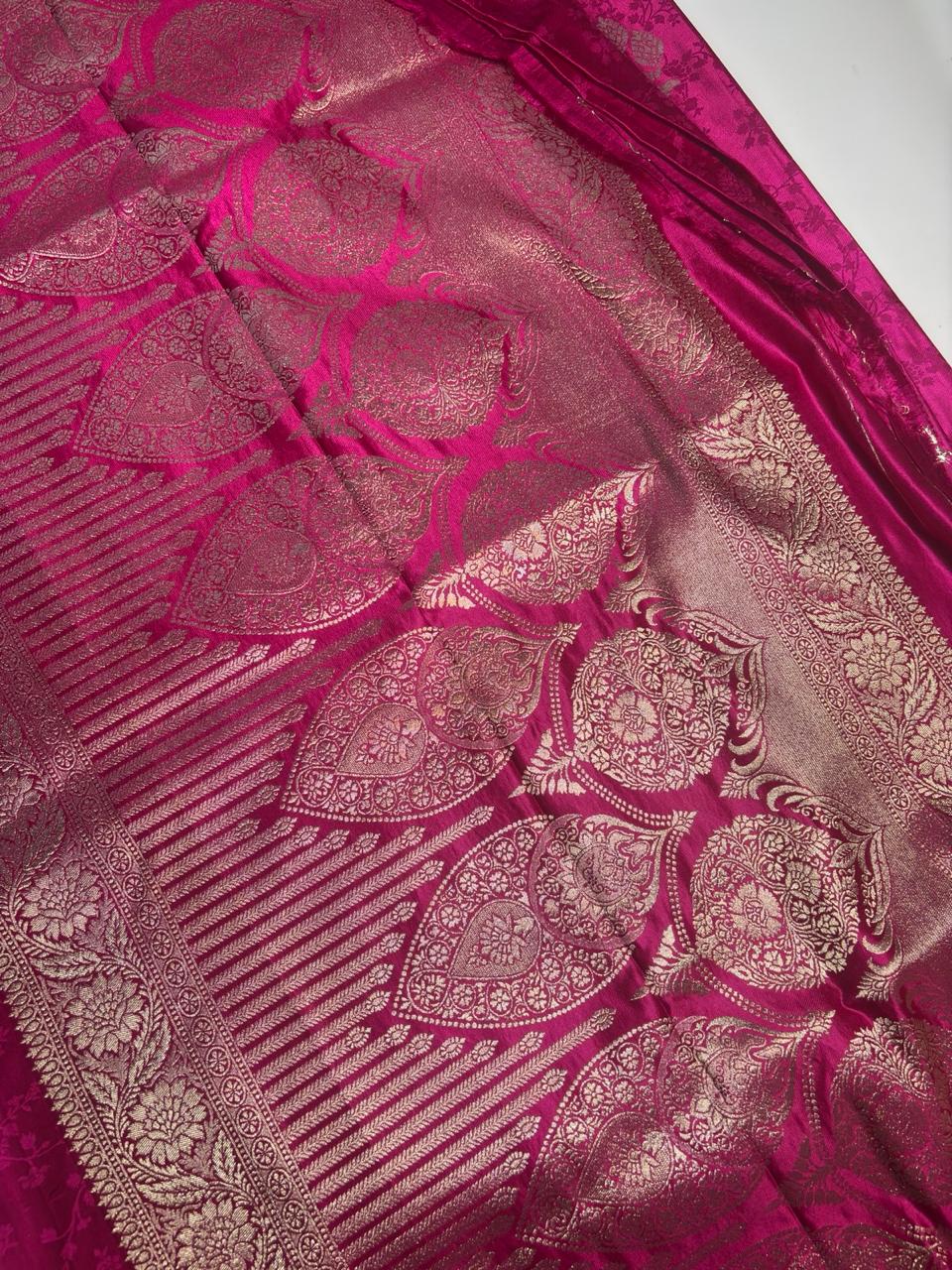 Premium Banarasi Mashru Silk Saree