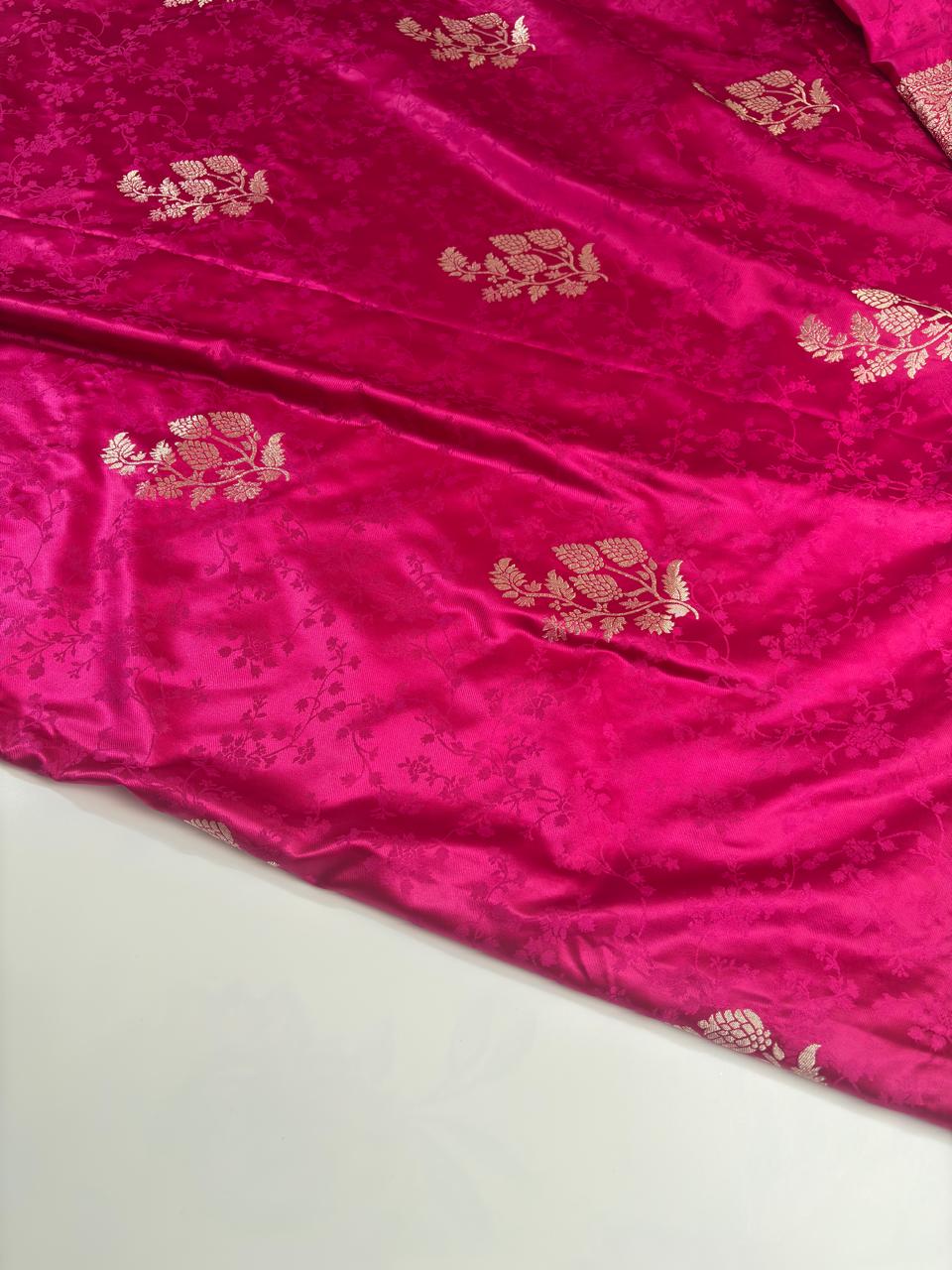 Premium Banarasi Mashru Silk Saree