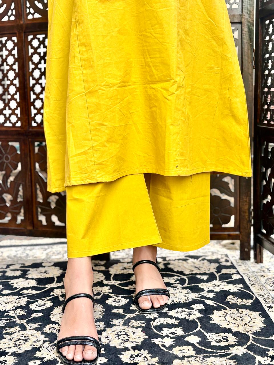 Yellow Co-Ord Set for Women
