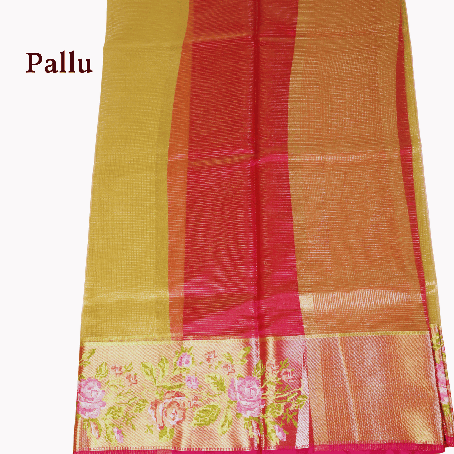 Kota Tissue Silk With Parsi Embroidery