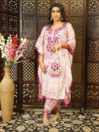 Multicolor Kaftan Kurta Set