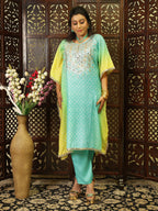 Jaipuri Gotta Patti Kaftan Kurta Set