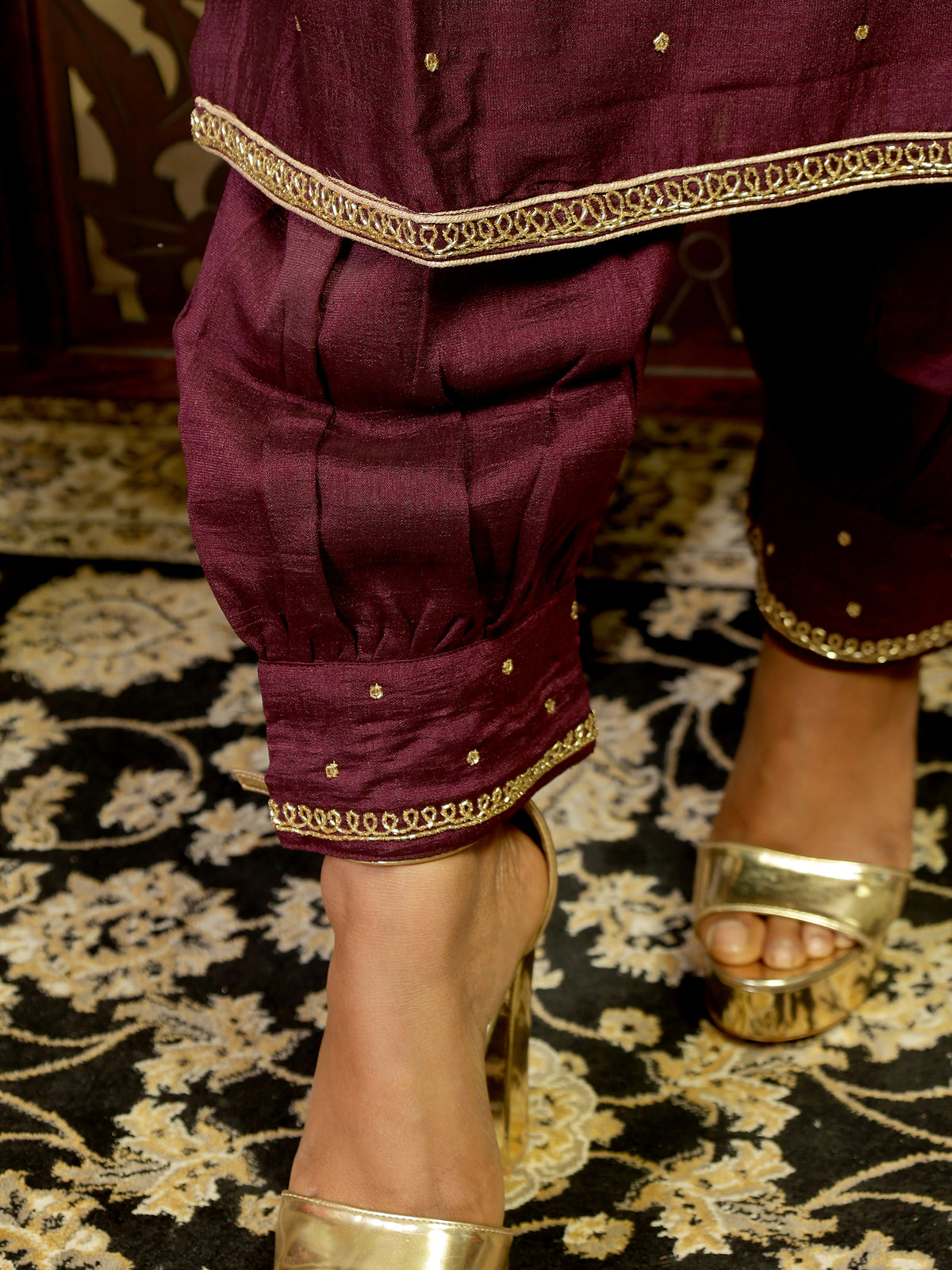 Purple Kurta Set for Women