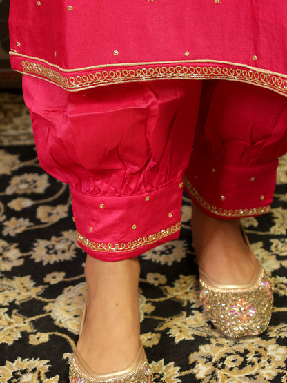 Pink Kurta Set For Women