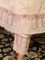 Pink Anarkali Kurta Set