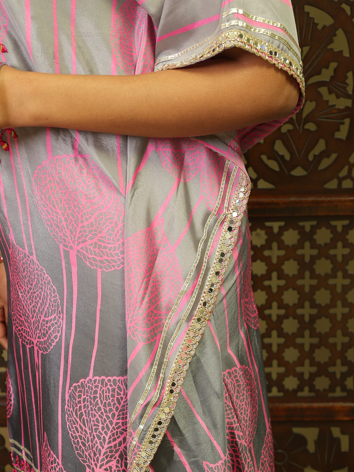 Yellow Kaftan Kurta Set