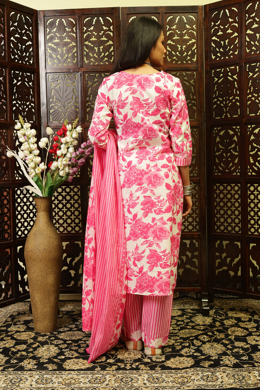 Pure Jaipuri Cotton Kurta Pant Set