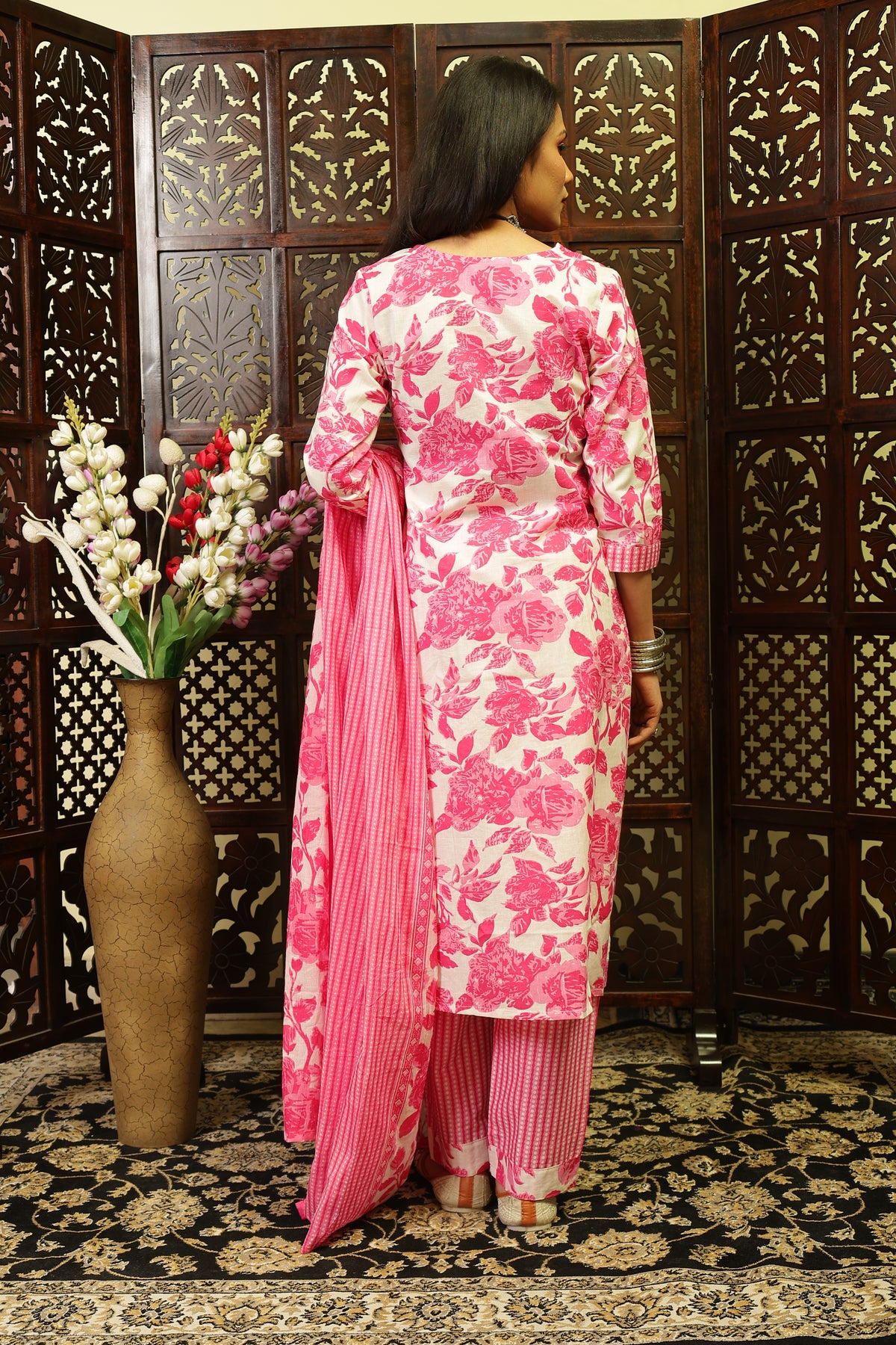 Pure Jaipuri Cotton Kurta Pant Set