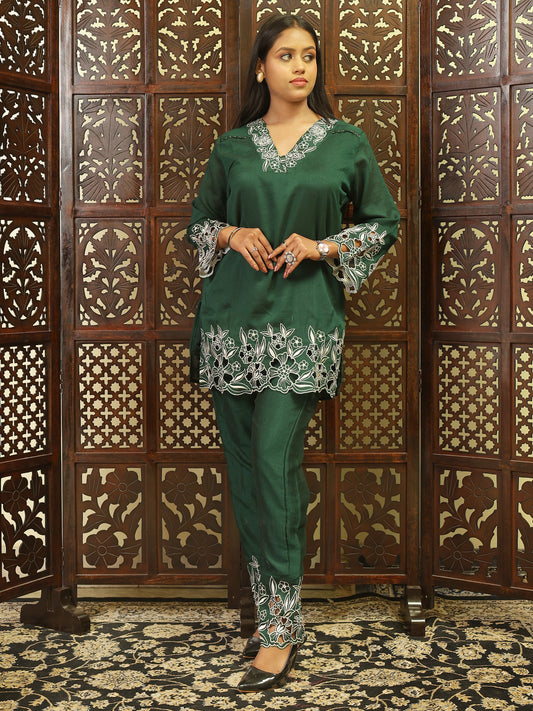 Dark Green Co-Ord Set
