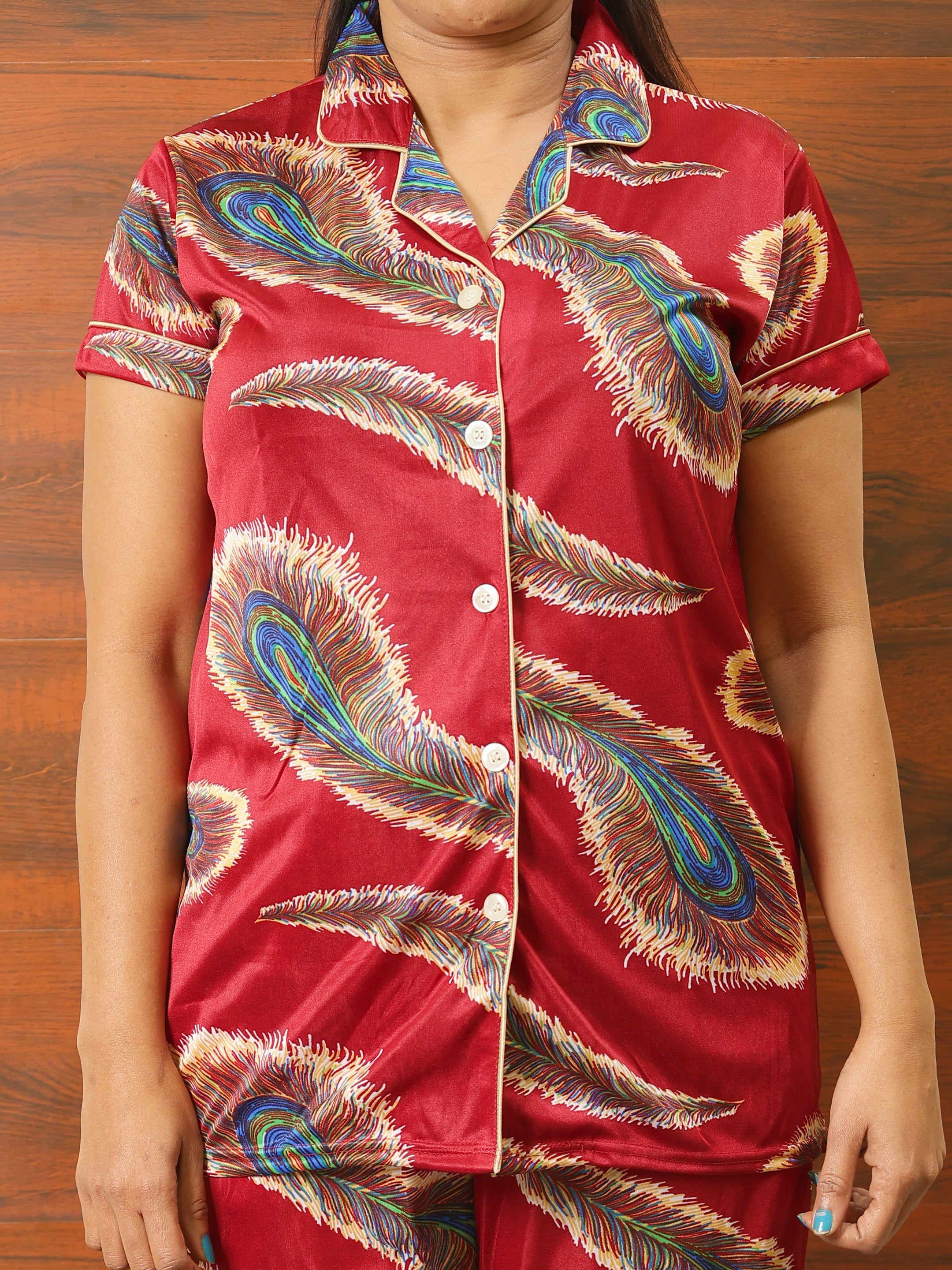 Red Night Suit For Women