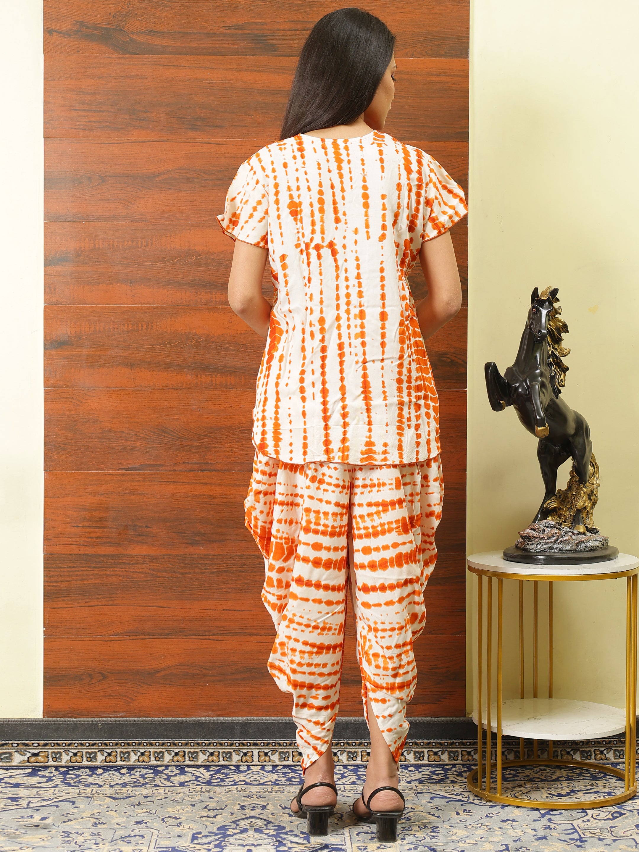 Pure Cotton Tie & Die Night Suit