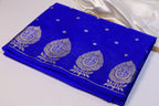 Blue Tissue Silk Saree