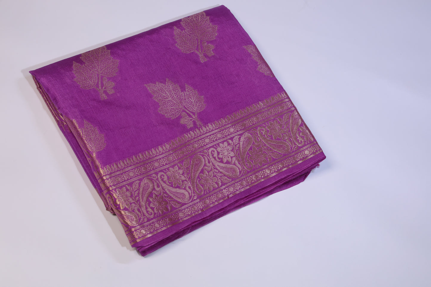 Premium Katan Silk With Zari Weaving