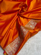 Pure Mashru Silk Saree With Tanchoi Weaving