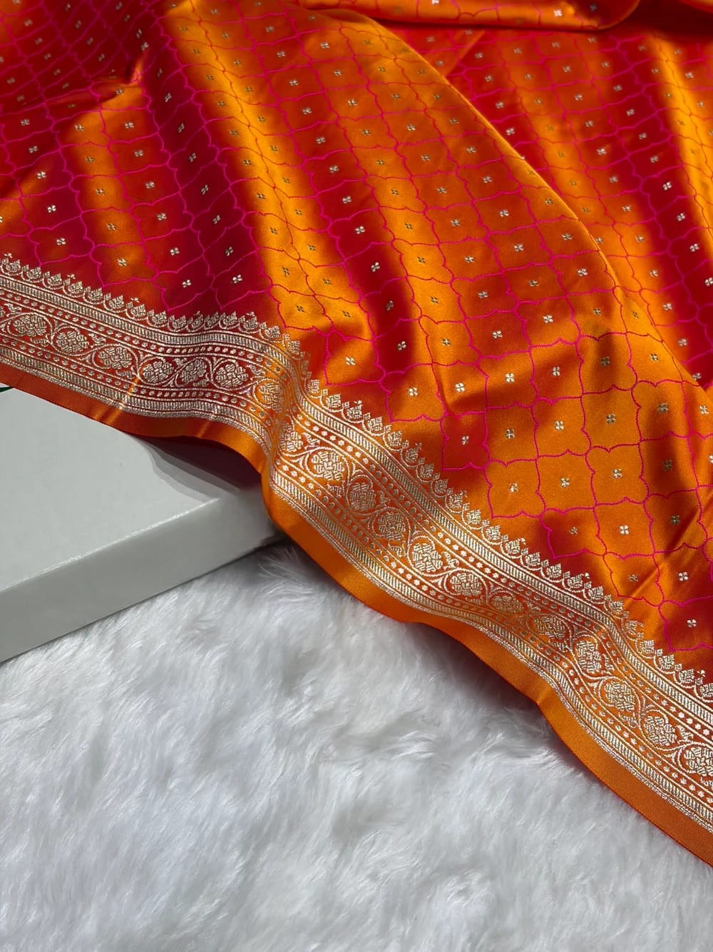 Pure Mashru Silk Saree With Tanchoi Weaving