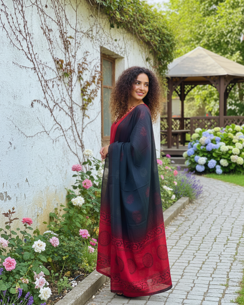 Maroon Kurta Pant Set With Dupatta