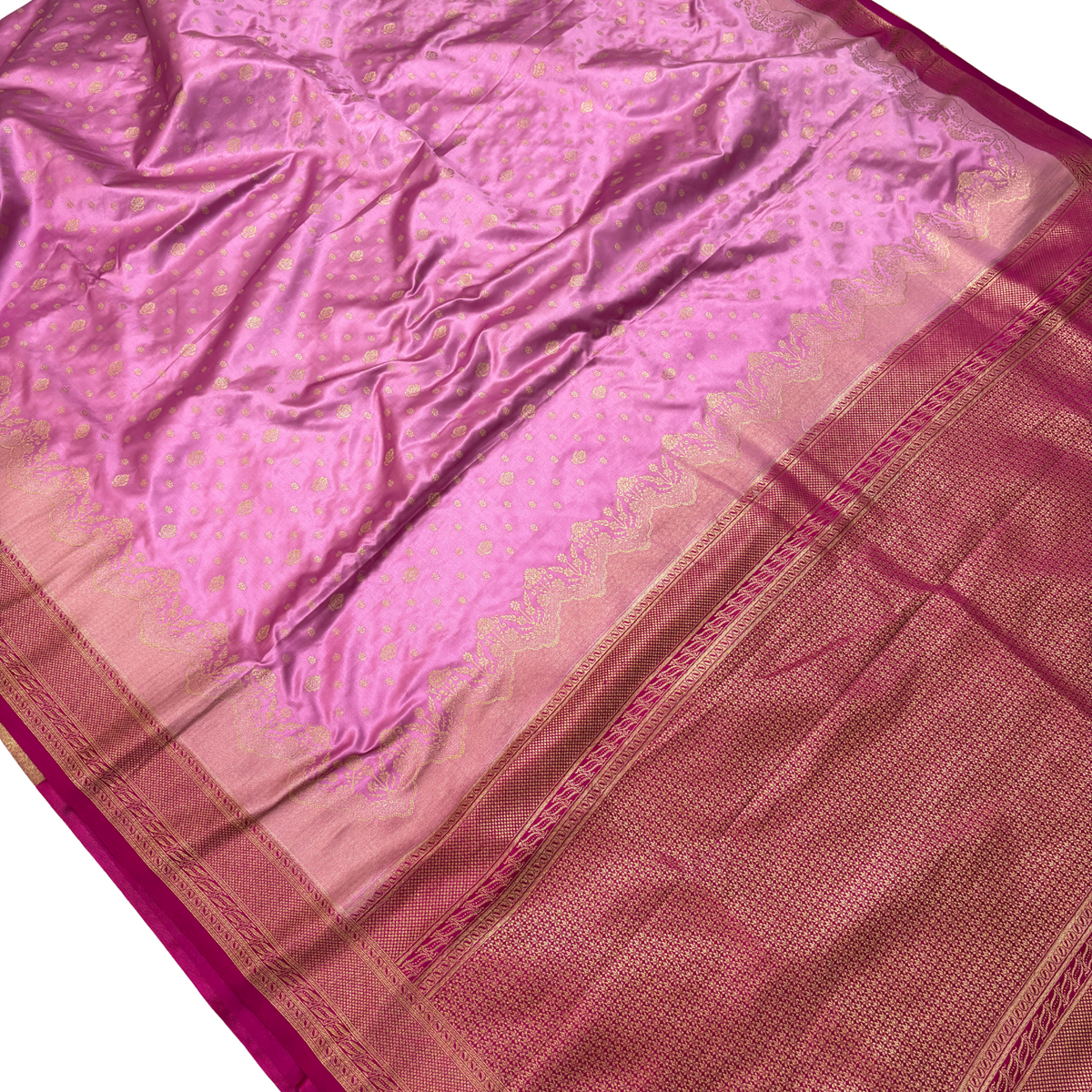 Premium Lavender Banarasi Silk Saree