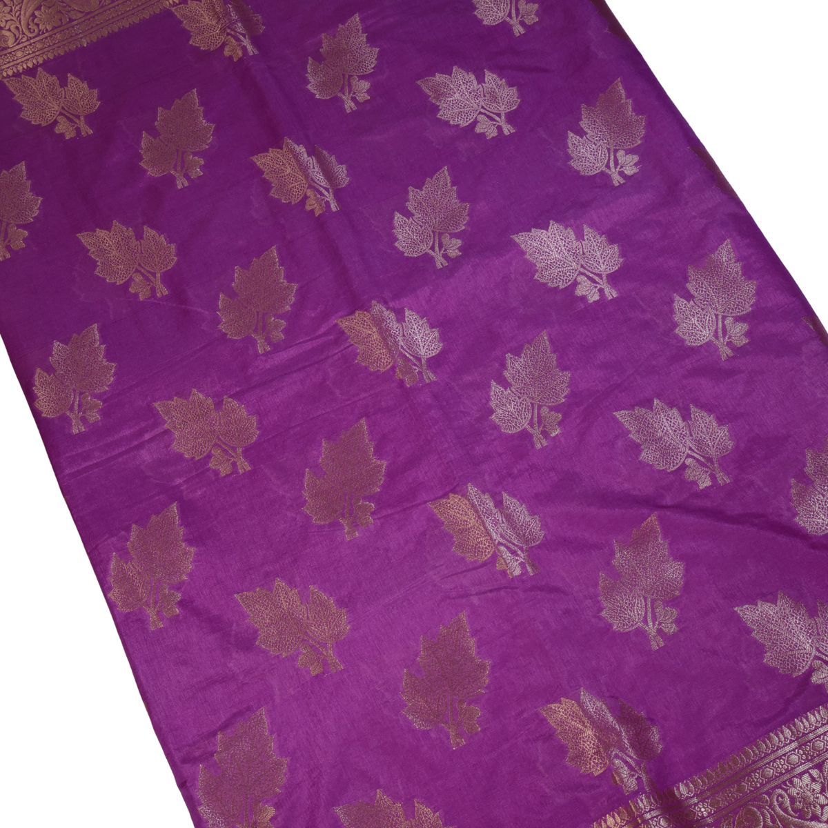 Premium Katan Silk With Zari Weaving