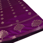 Pure Banarasi Katan Silk Saree (Purple)