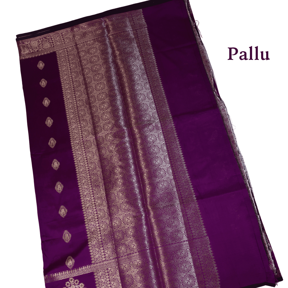 Pure Banarasi Katan Silk Saree (Purple)