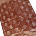 Tissue Banarasi Silk Saree (Rose Gold)
