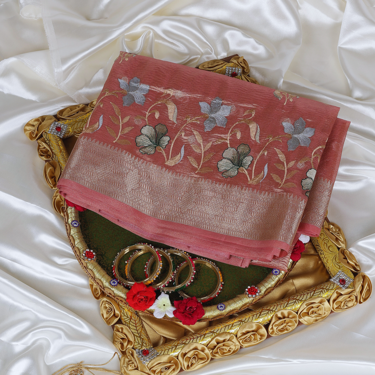 Premium Tissue Banarasi Silk Saree