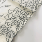 Off White Embroidered Maheshwari Silk Suit Set