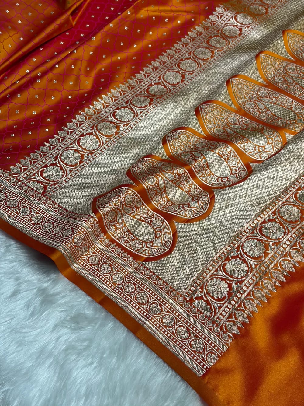 Pure Mashru Silk Saree With Tanchoi Weaving