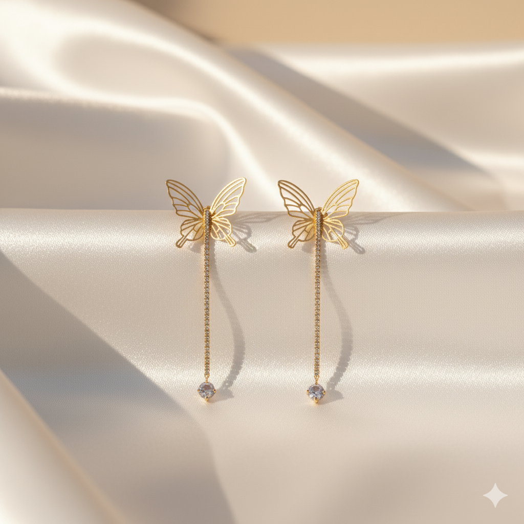 Butterfly Stud Earring