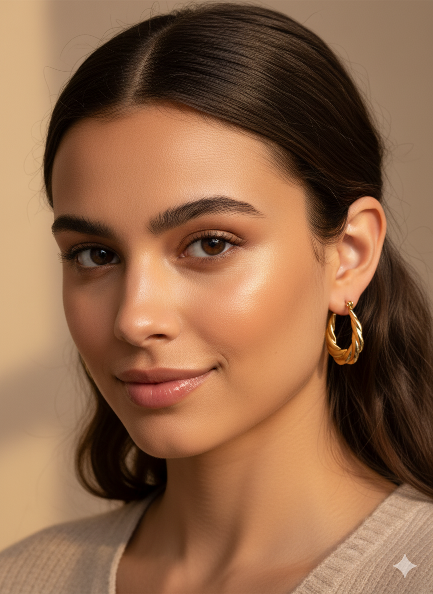 Athena Hoop Earrings