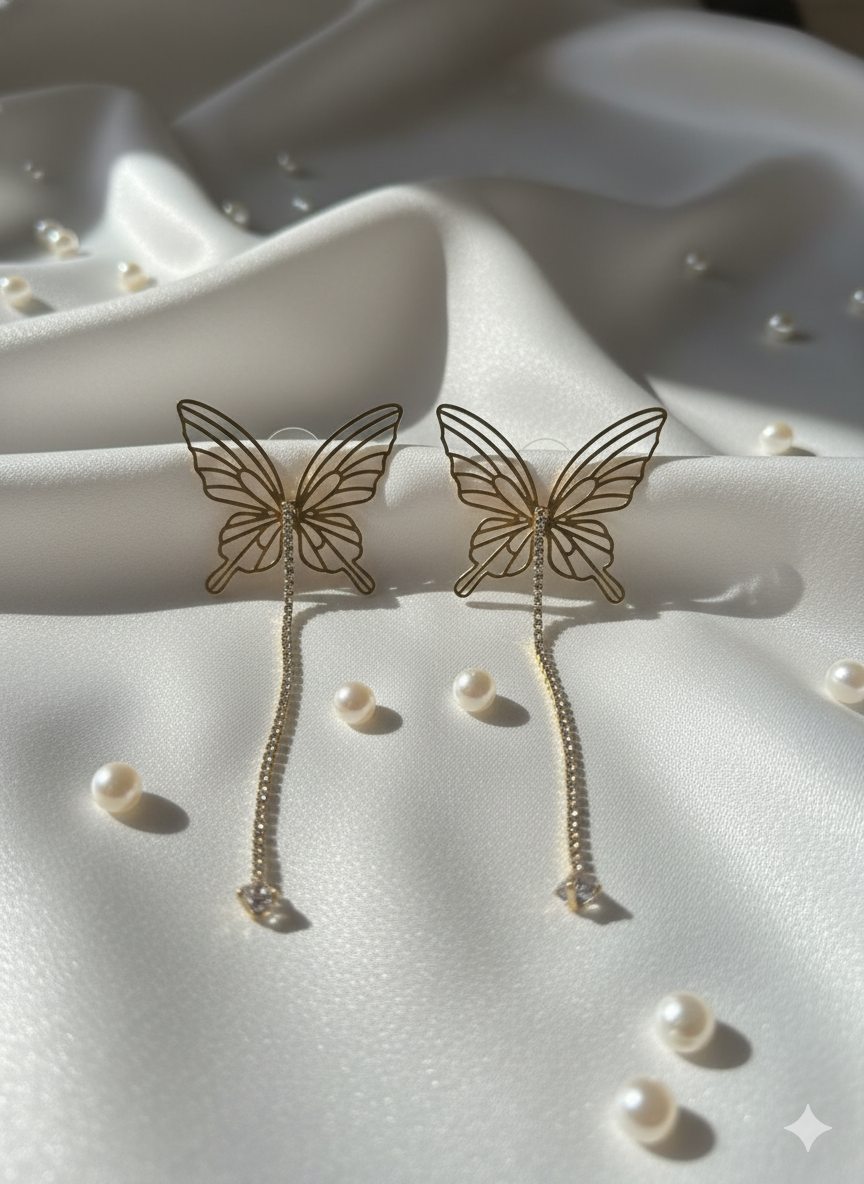 Butterfly Stud Earring