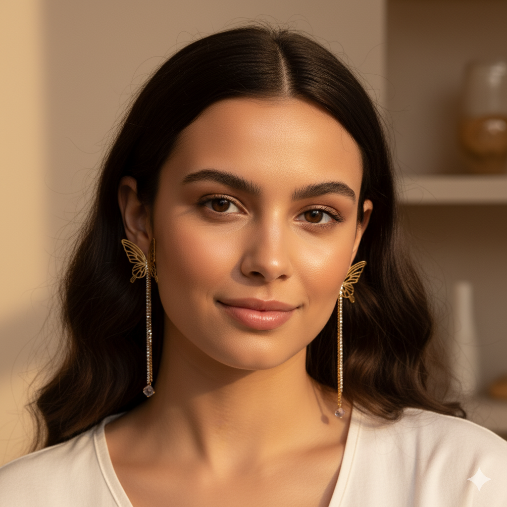 Butterfly Stud Earring