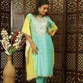 Jaipuri Gotta Patti Kaftan Kurta Set