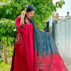 Maroon Kurta Pant Set With Dupatta