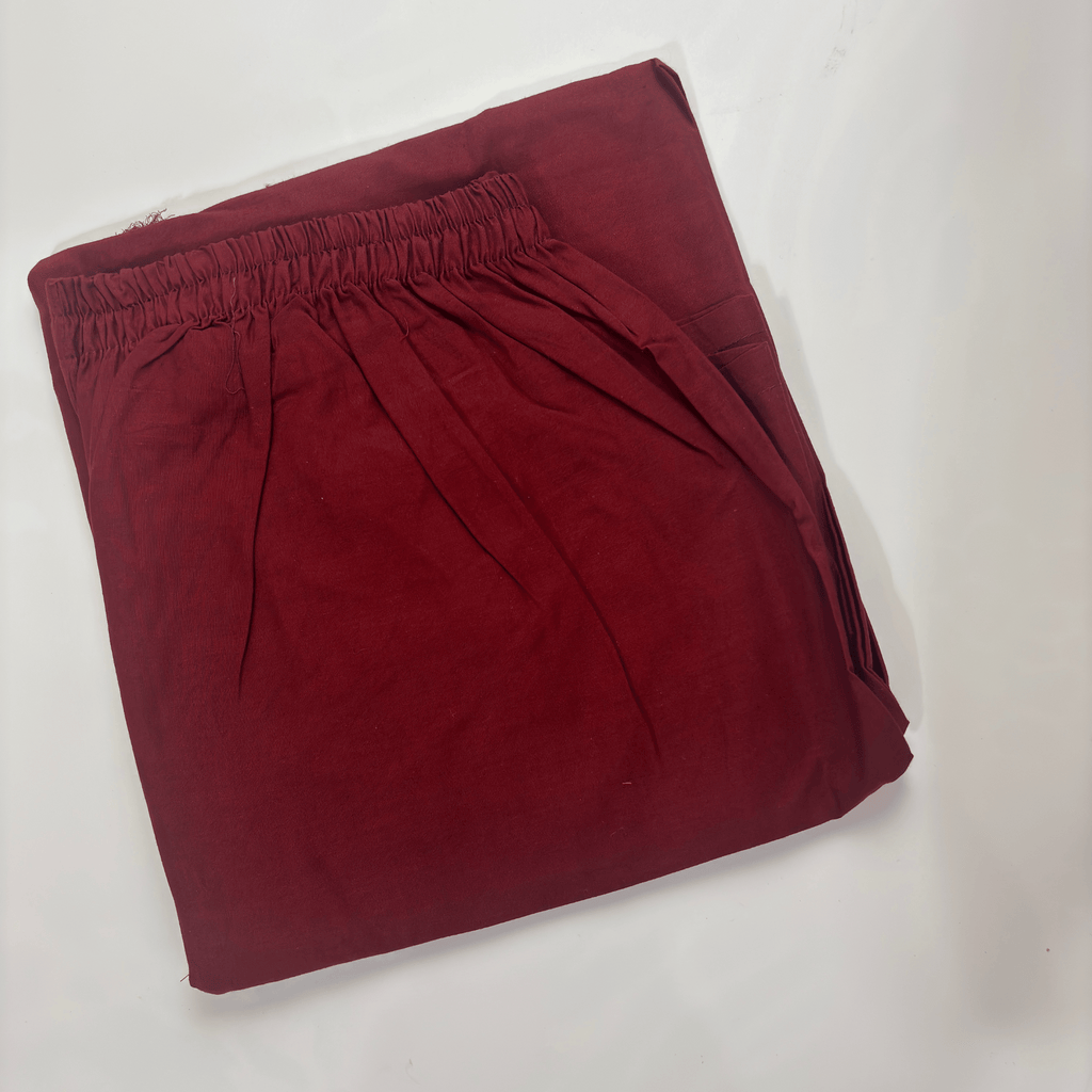Maroon Kurta Pant Set With Dupatta