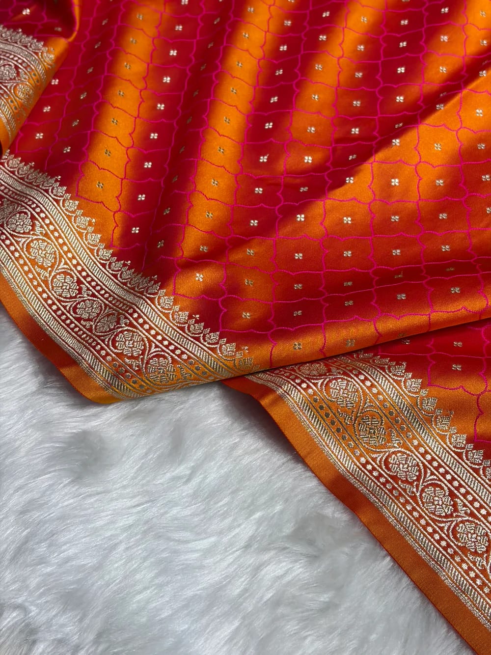 Pure Mashru Silk Saree With Tanchoi Weaving