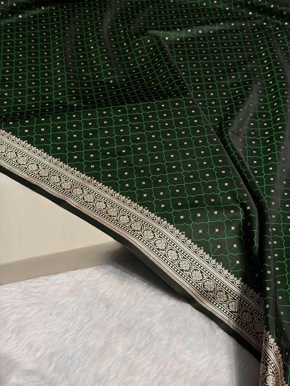 Pure Mashru Silk Saree With Tanchoi