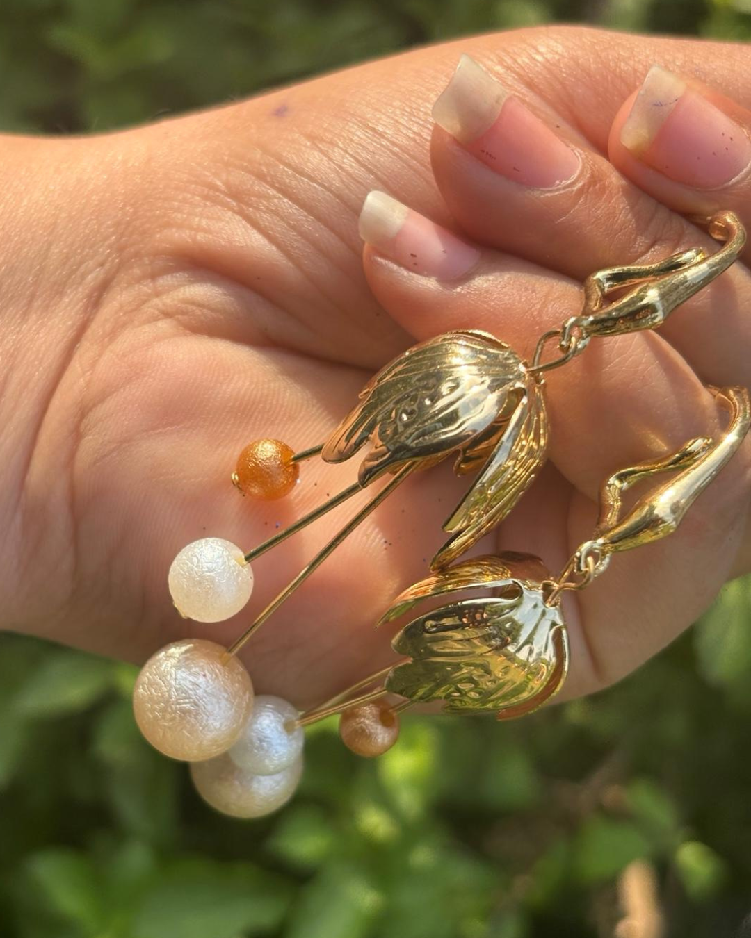 Pearl Hanging Earning