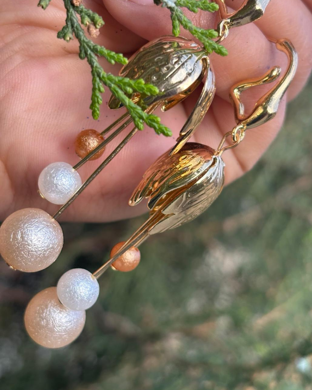 Pearl Hanging Earning