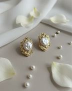 Round Duo Stud Earring