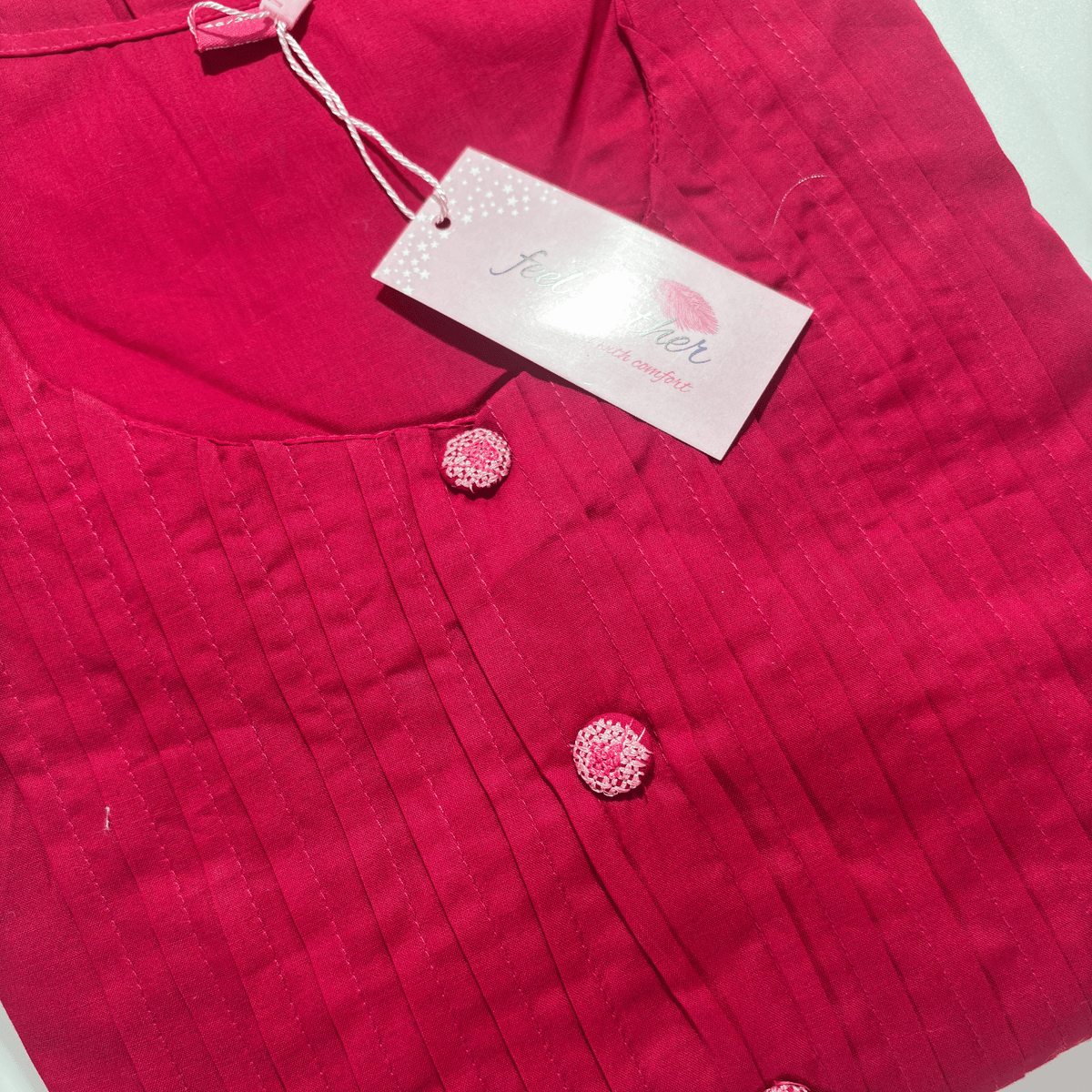 Pink Embroidery Co-Ord Set