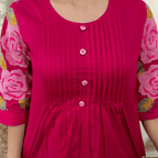 Pink Embroidery Co-Ord Set